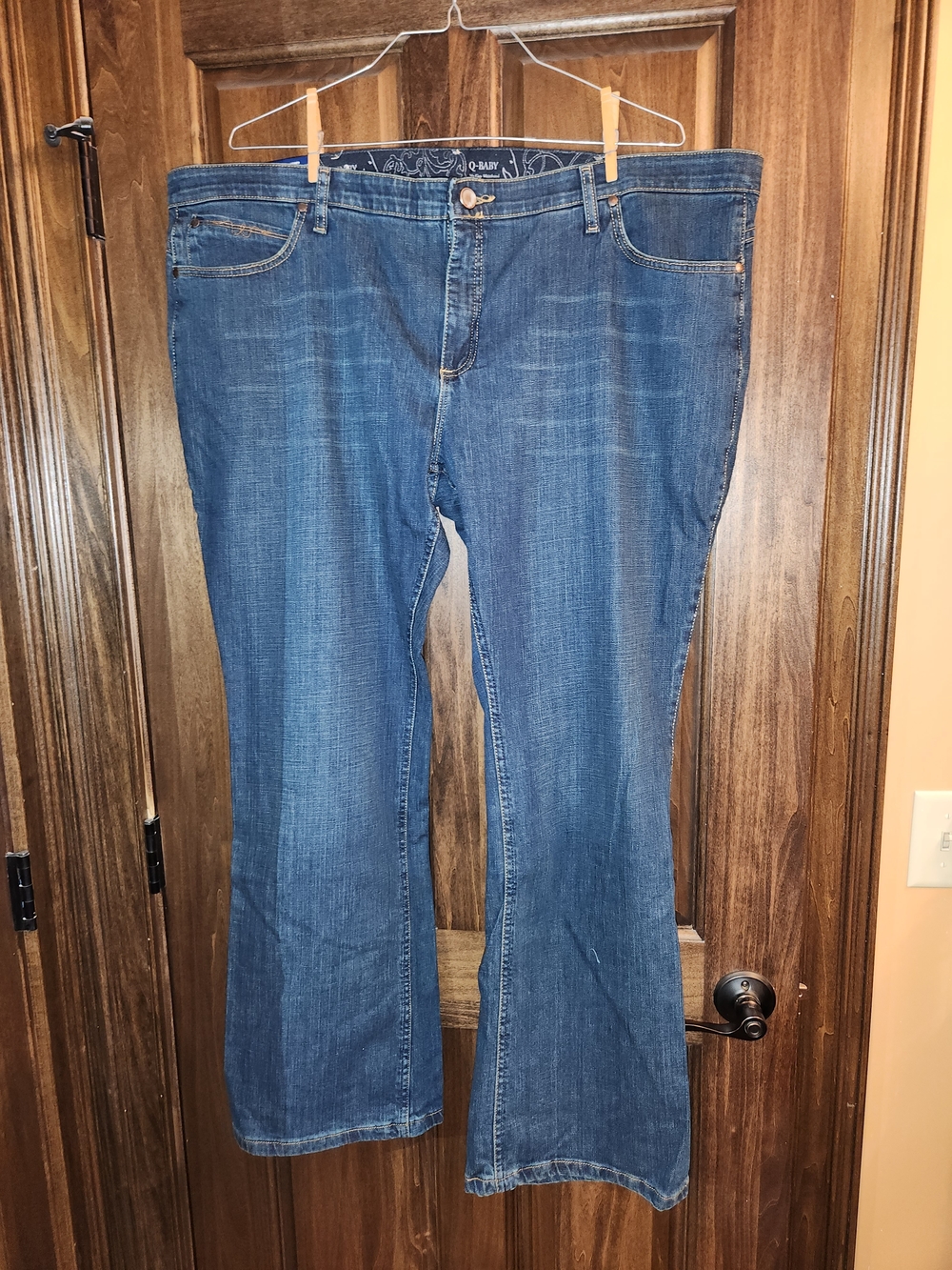 Wrangler Women's Boot Cut Jeans - Medium Blue Denim